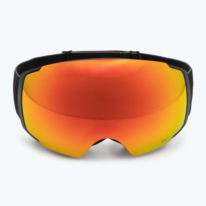 Окуляри гірськолижні Alpina Falera Mag Q-Lite black matt/red/pink 3