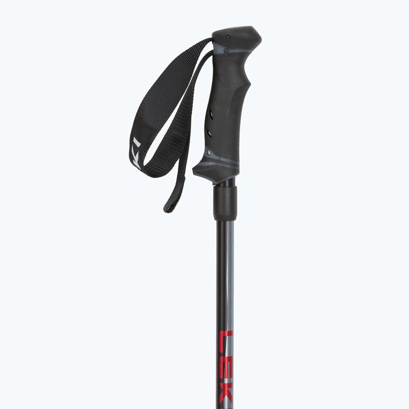 Палиці гірськолижні LEKI Hot Shot anodized black/eloxal gray/eloxal red 2