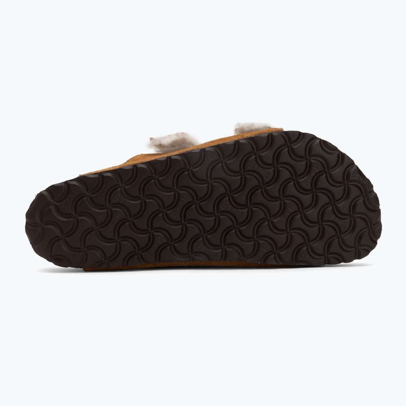 Шльопанці BIRKENSTOCK Arizona Shearling SL Regular mink 4