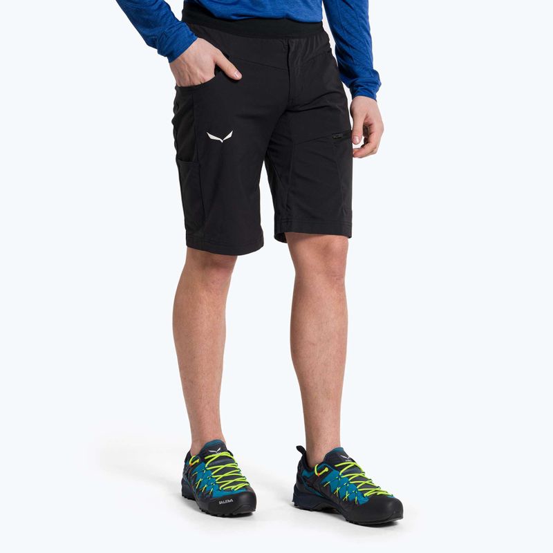 Шорти туристичні чоловічі Salewa Agner Light чорні 00-0000027380