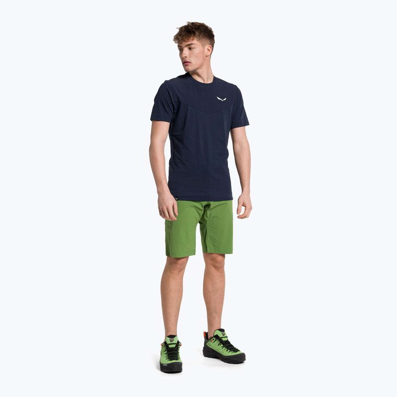 Футболка трекінгова чоловіча Salewa Lavaredo Hemp синя 00-0000028061 2