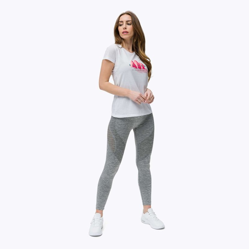 Футболка трекінгова жіноча Salewa Lines Graphic Dry біла 00-0000028064 2