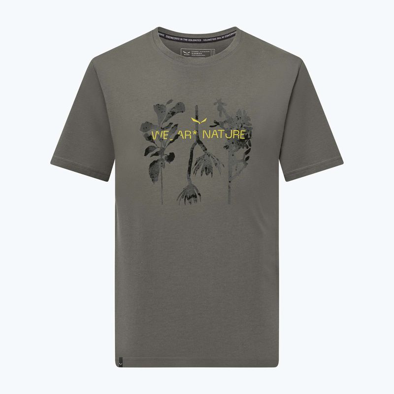Чоловіча футболка Salewa Eagle Nature вицвіла зелена