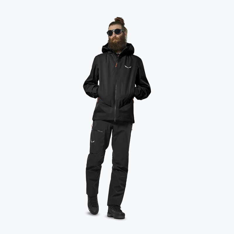 Куртка дощовик чоловіча Salewa Ortles GTX 3L EPE black out 2