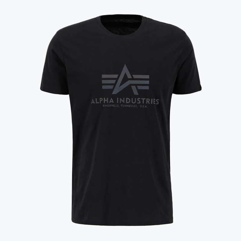 Футболка чоловіча Alpha Industries Basic Rainbow Reflective black 3