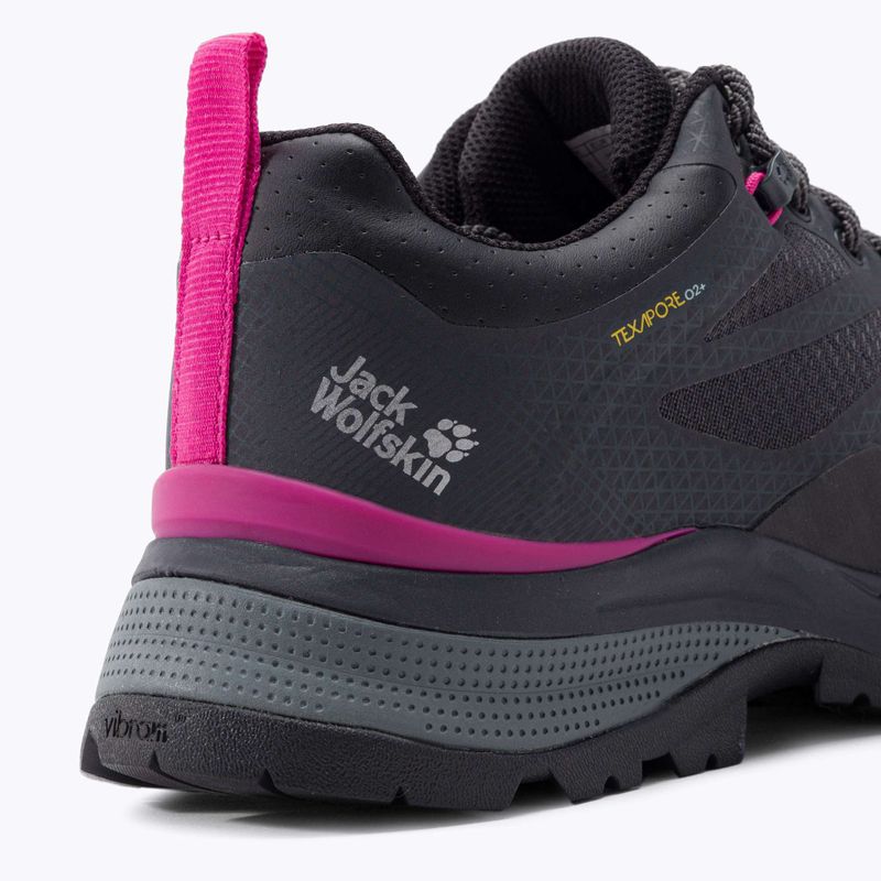 Черевики для трекінгу жіночі Jack Wolfskin Force Striker Texapore чорні 4038891_6381 7