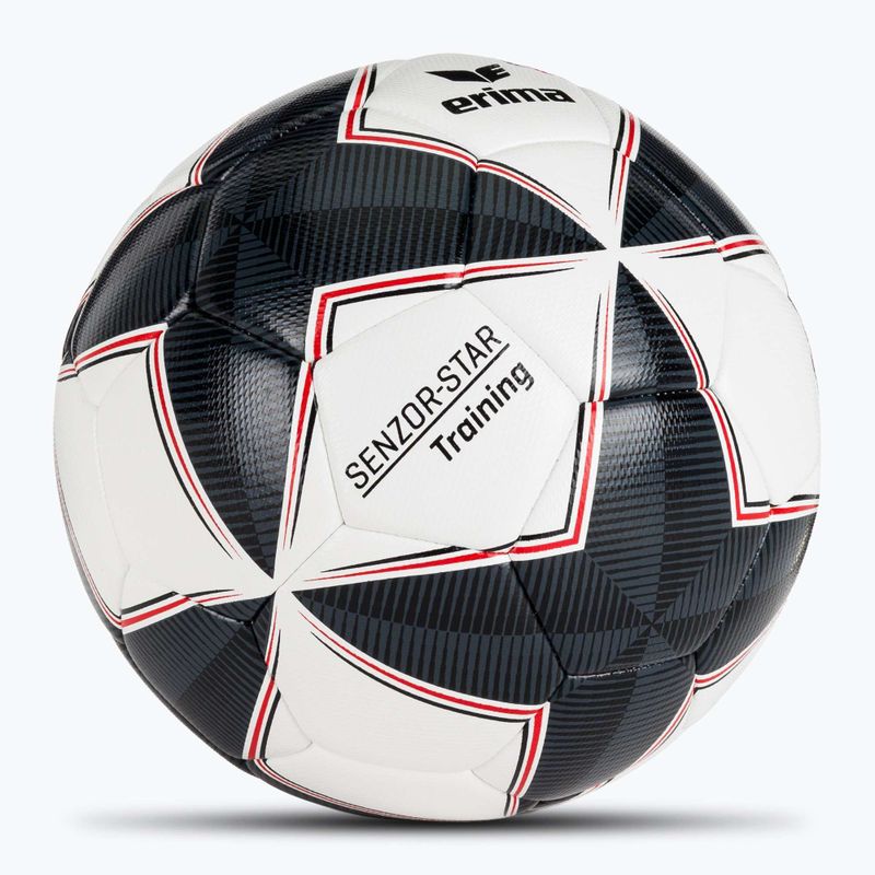 М'яч футбольний ERIMA Senzor Star Training black/grey розмір 5 2