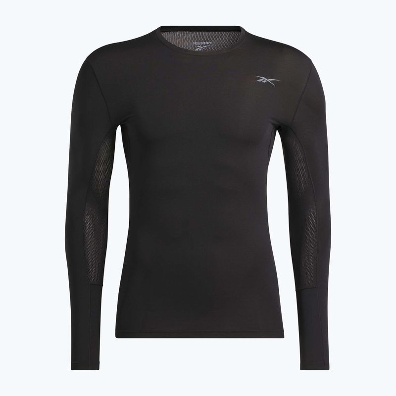 Чоловічий компресійний лонгслив Reebok чорний 4
