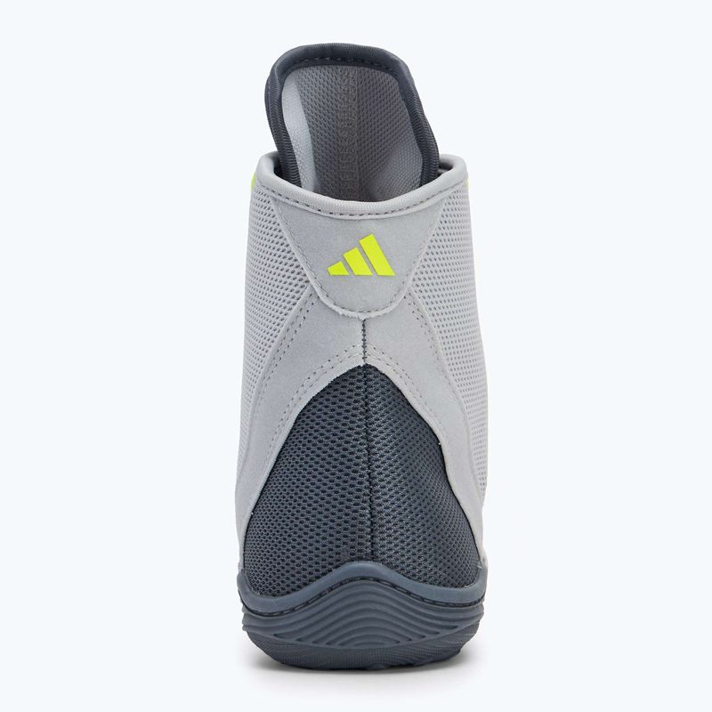Кросівки боксерські чоловічі adidas Adizero team light grey/ team onix/ team sollar yellow 2 6