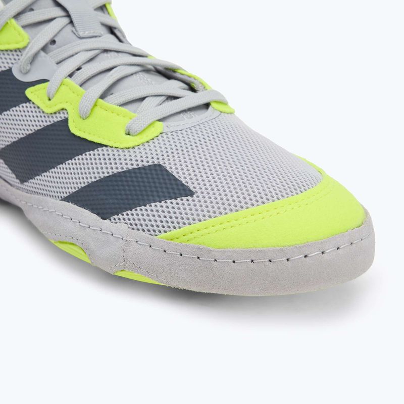 Кросівки боксерські чоловічі adidas Adizero team light grey/ team onix/ team sollar yellow 2 7