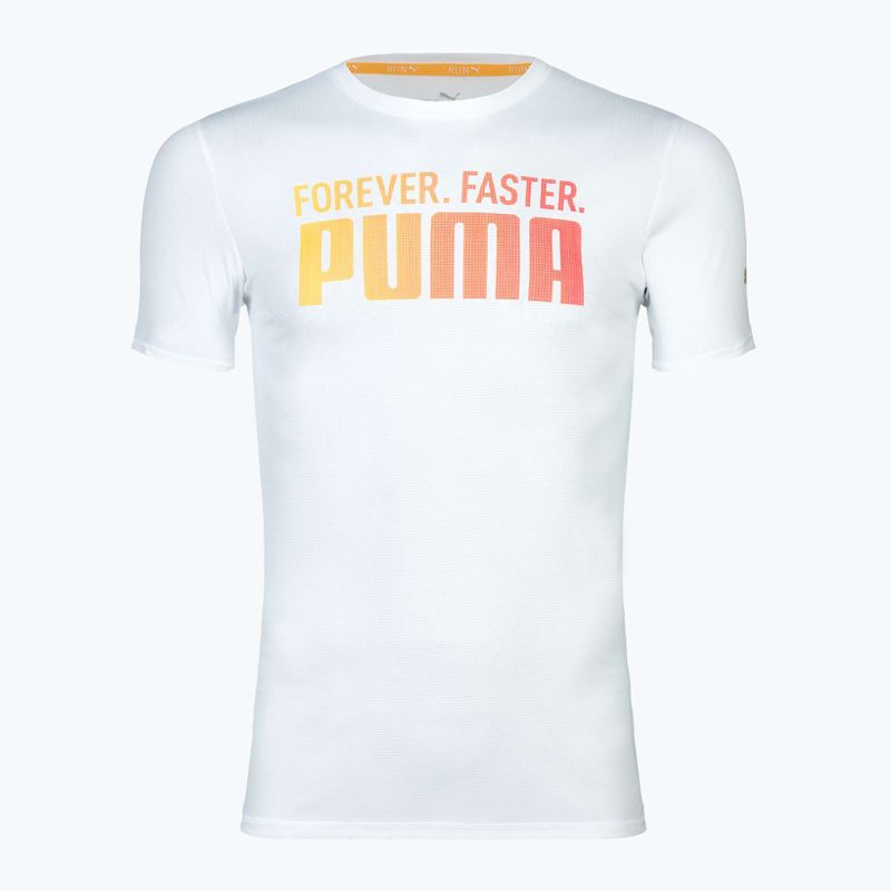 Футболка чоловіча PUMA Run Favorites Forever Faster TEE puma white