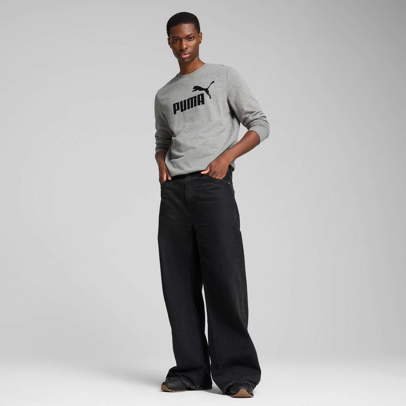 Кофта чоловіча PUMA ESS No. 1 Logo Crew TR medium gray heather 5