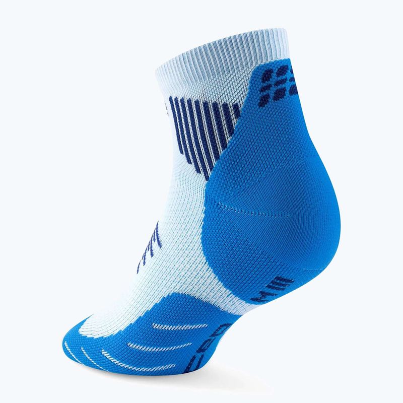 Шкарпетки компресійні жіночі CEP Run Low Cut 5.0 blue/ice 3