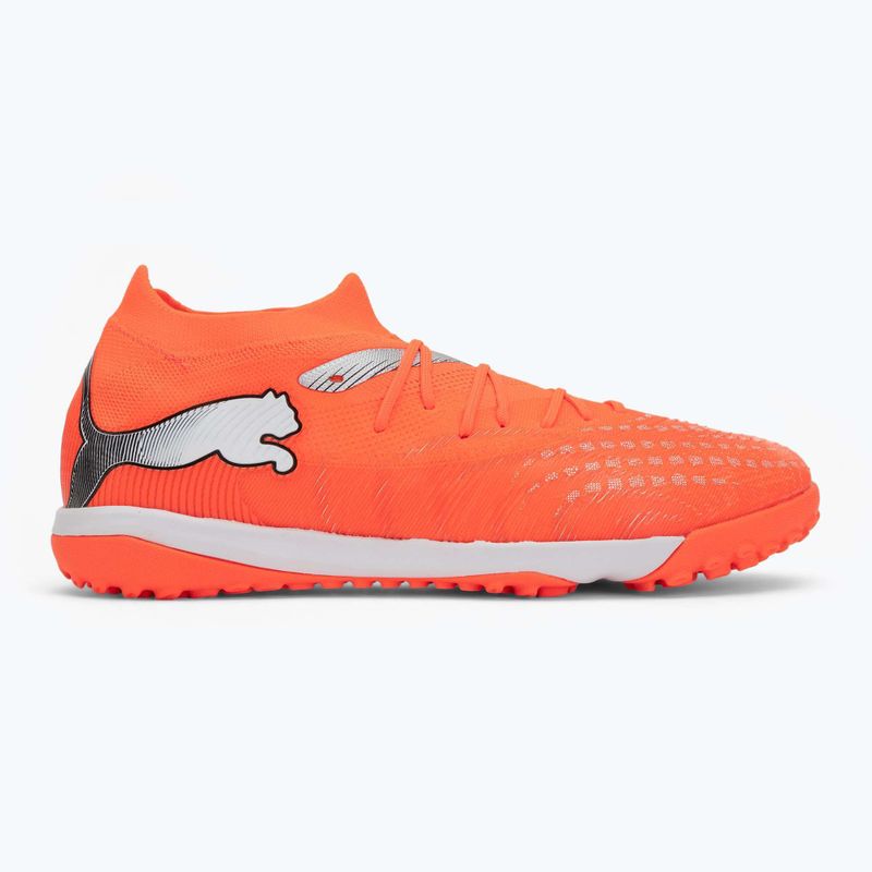 Кросівки футбольні PUMA Future 9 Match TT glowing red/puma white/puma black/puma silver 2