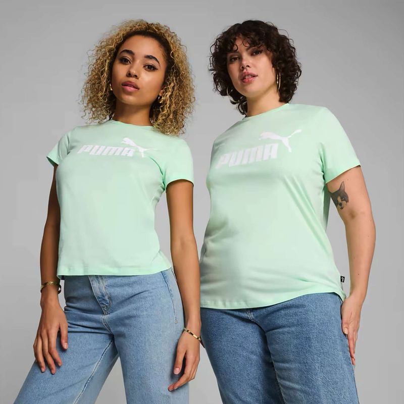 Футболка жіноча PUMA ESS Logo Tee fresh mint 3