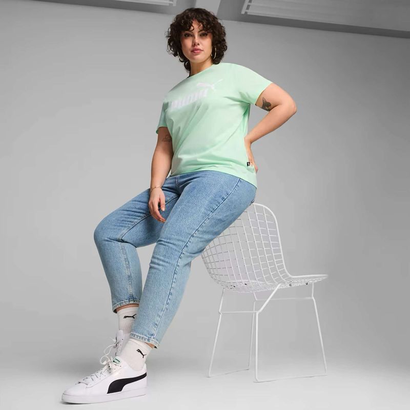 Футболка жіноча PUMA ESS Logo Tee fresh mint 4