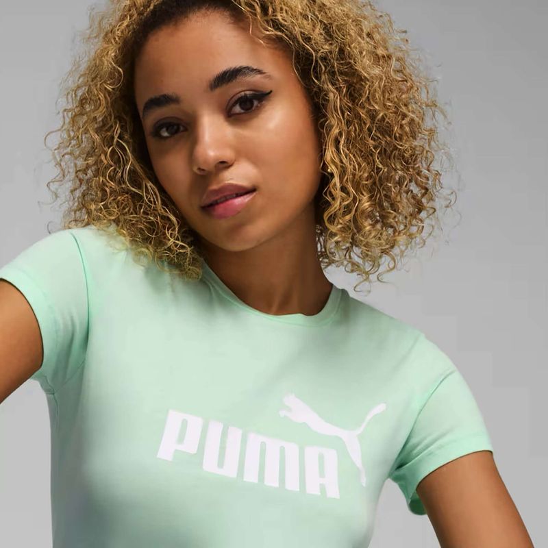 Футболка жіноча PUMA ESS Logo Tee fresh mint 7