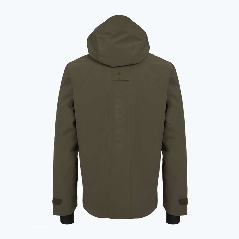 Куртка гірськолижна чоловіча Descente Swiss sturdy green 2