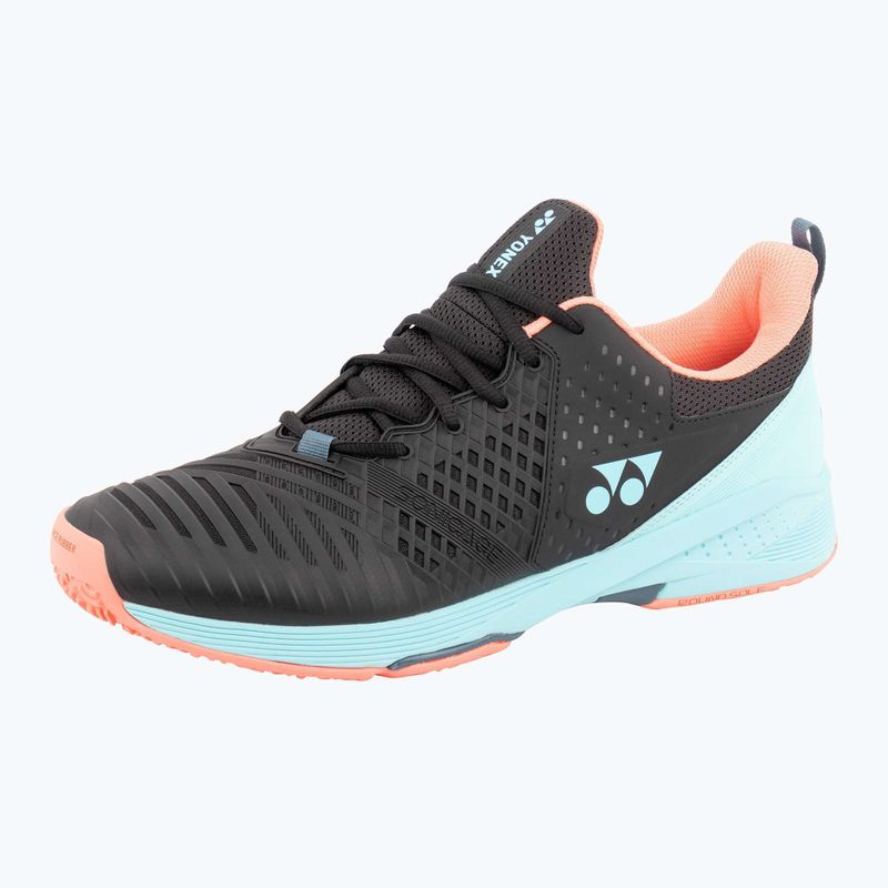 Кросівки для тенісу чоловічі YONEX Sonicage 3 CL black/sky blue 9