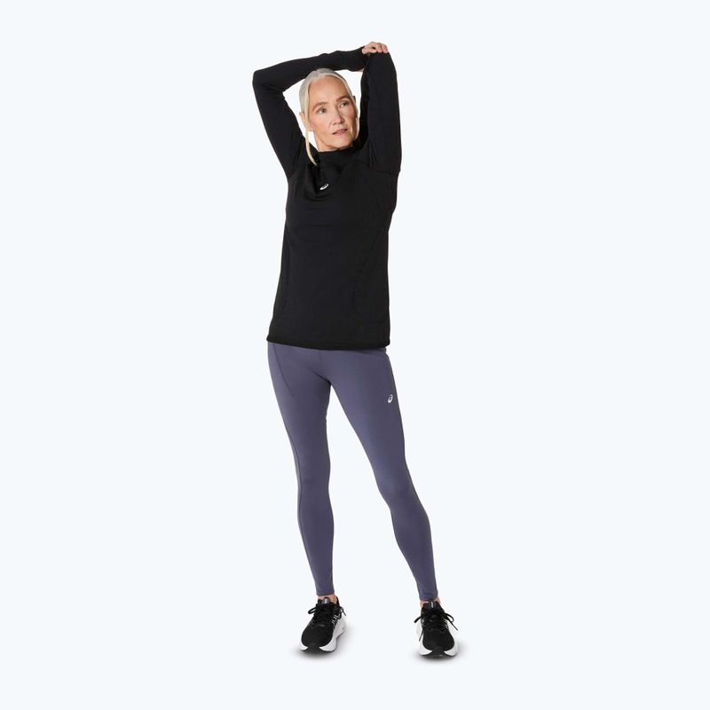 Лонгслів для бігу жіночий ASICS Road Winter Seamless performance black 8