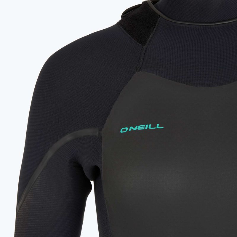 Жіноча куртка O'Neill Psycho Tech 5/4+ на блискавці ззаду Повна чорна неопренова піна 4