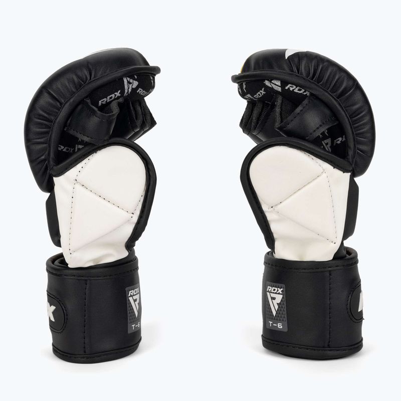 Рукавиці грепплінгові RDX Grappling Glove REX T6 Plus yellow 4