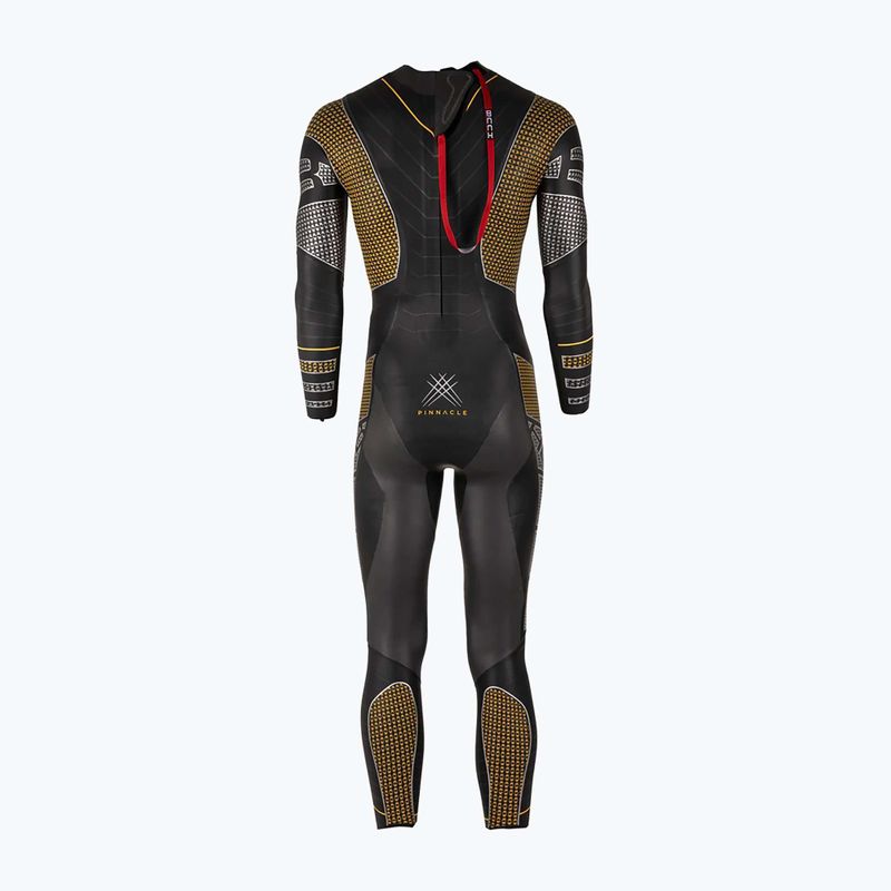 Гідрокостюм для плавання чоловічий HUUB Pinnacle silver / yellow 2