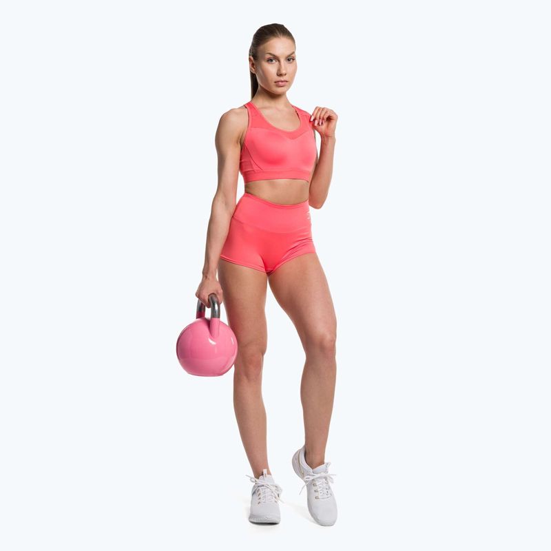 Бюстгальтер спортивний Gymshark Open Back Training Sports polka pink 2