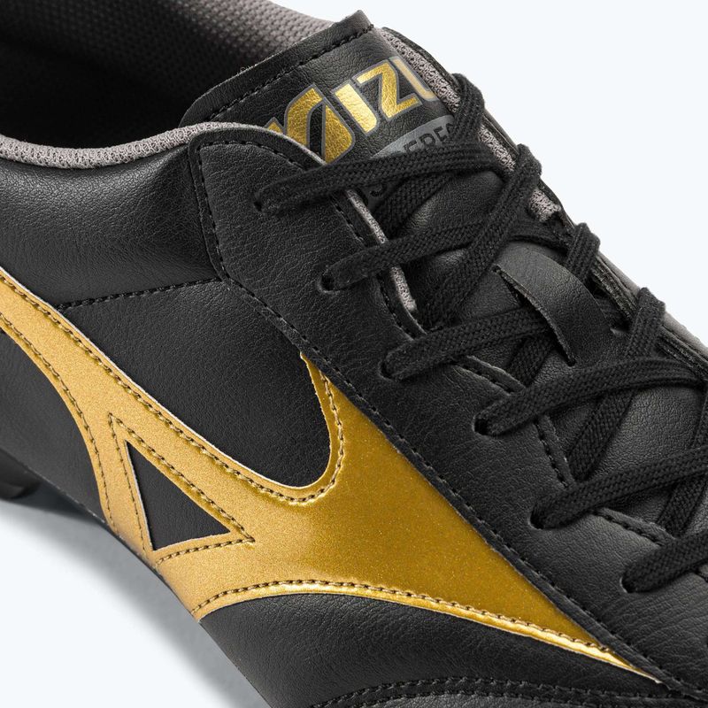 Чоловічі футбольні бутси Mizuno Morelia II Club MD чорні/золоті/темна тінь 10