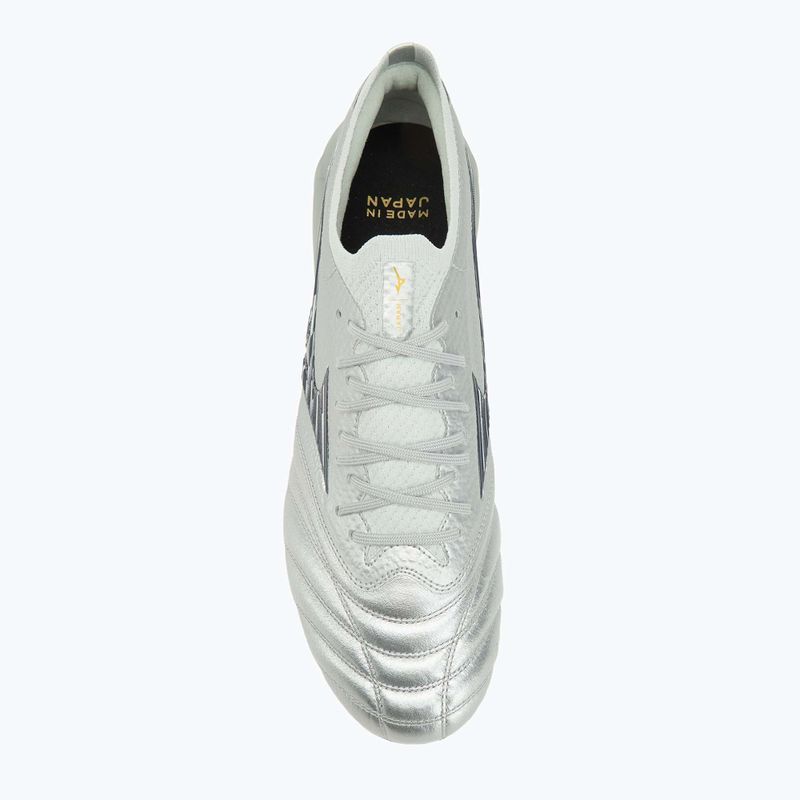 Кросівки футбольні чоловічі Mizuno Morelia Neo IV β Japan Fg galaxy silver/8605c/coolgray3c 5