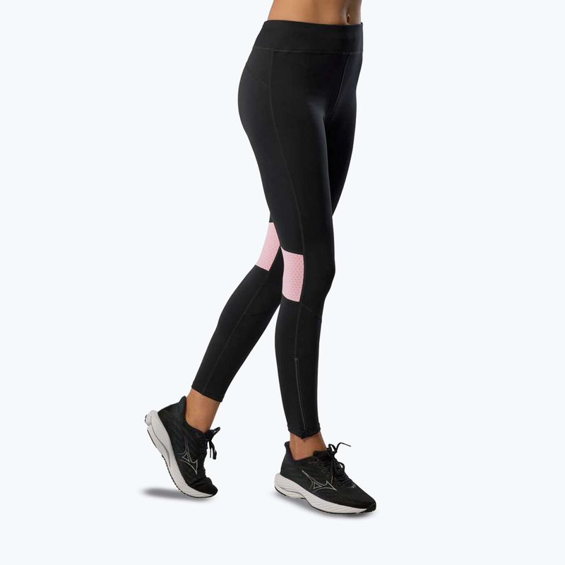 Легінси для бігу жіночі Mizuno Active Warmalite Long black/mauve 3