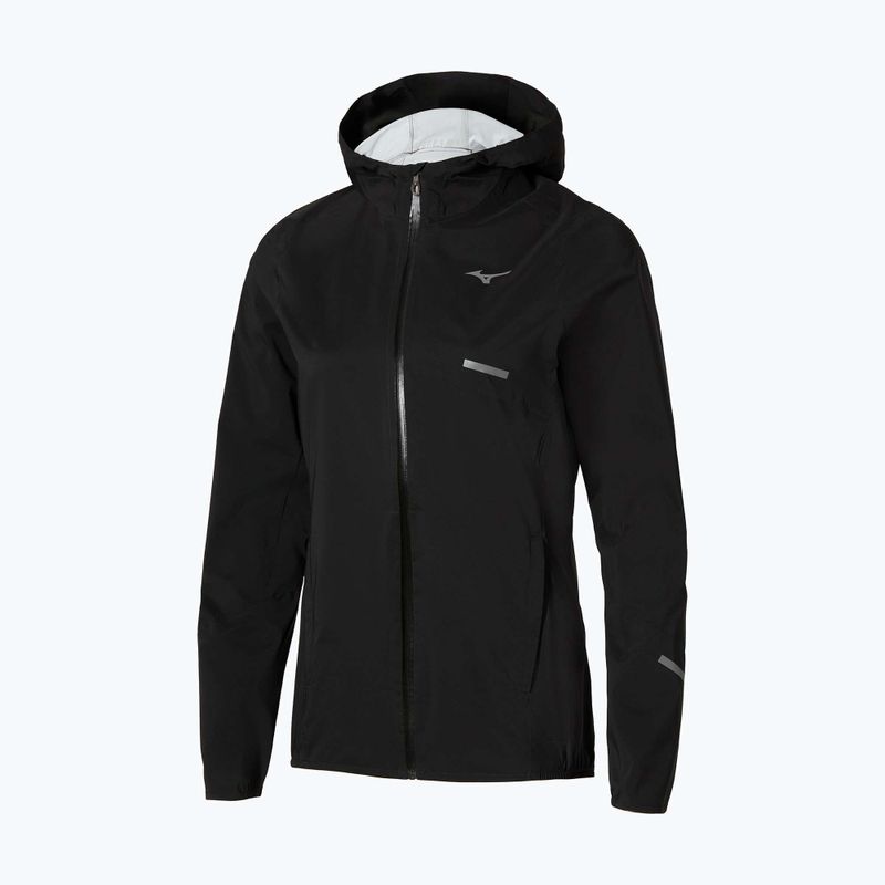 Куртка для бігу жіноча Mizuno Trail Waterproof 20K Hooded black