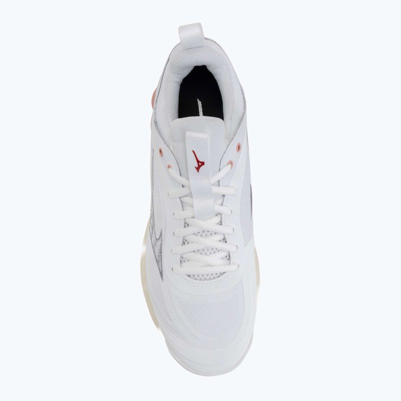 Кросівки волейбольні Mizuno Wave Luminous 3 white/rose elegance/lava falls 5