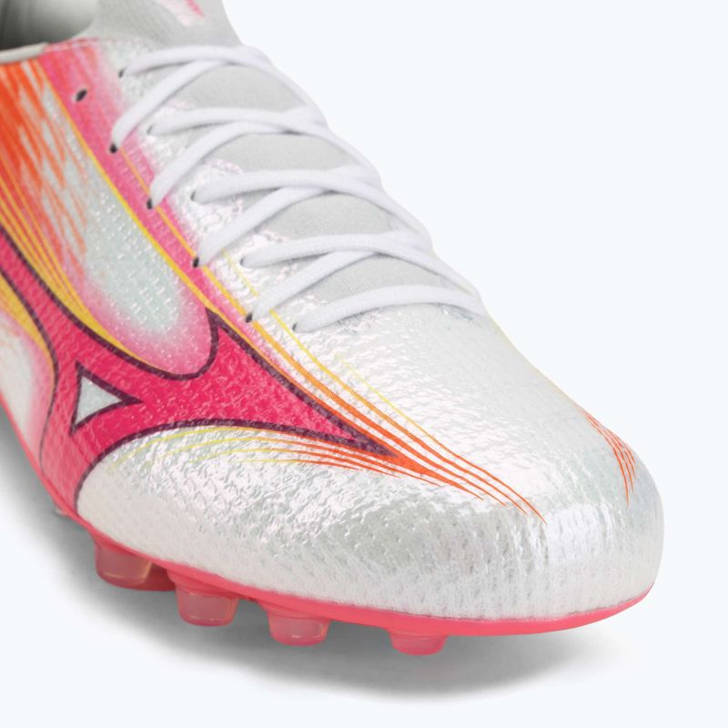 Кросівки футбольні Mizuno Alpha III Japan AG white/fuchsia purple 7