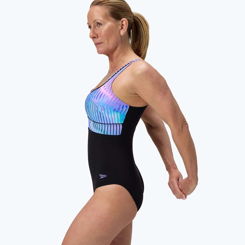 Купальник суцільний жіночі Speedo Shaping Contour Eclipse Printed indigo glow 4