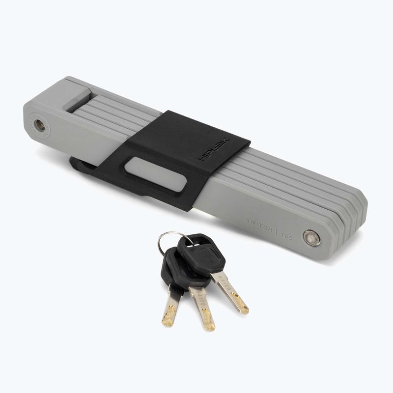 Замок велосипедний Hiplok Switch 105 см gray