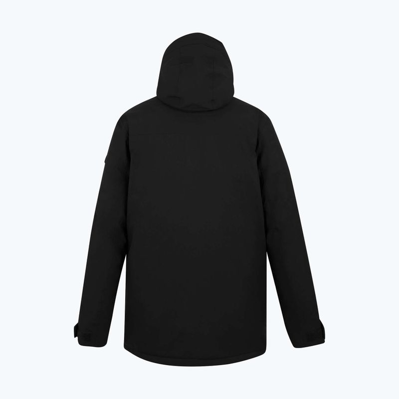 Куртка дощовик чоловіча Regatta Balaton black/pumpkin spice 11