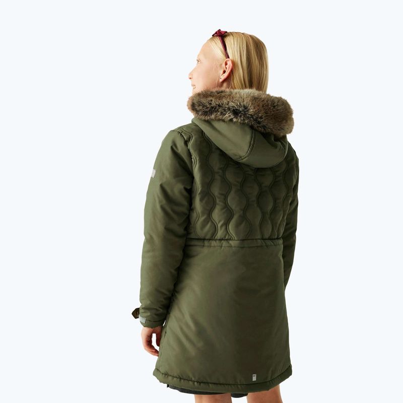 Пальто утеплене дитяче Regatta Fabrizia II olive night 6