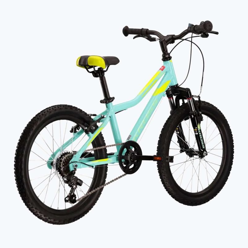 Велосипед дитячий KROSS Lea Mini 2.0 м'ятний/лаймовий/глянцевий 3
