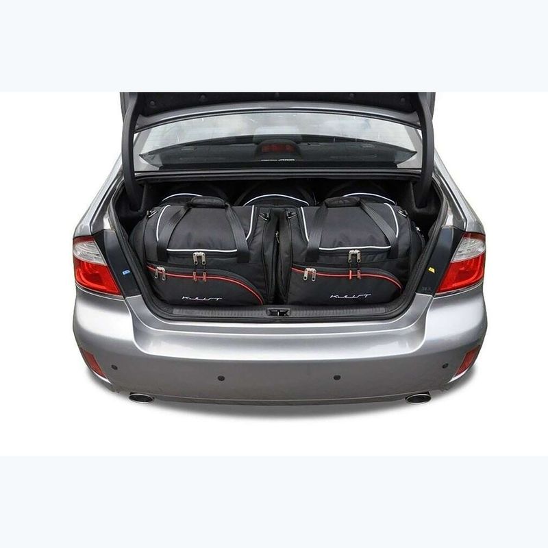 Комплект килимків KJUST в багажне відділення Subaru Legacy Limousine 2003-2009 5 шт чорний. 11