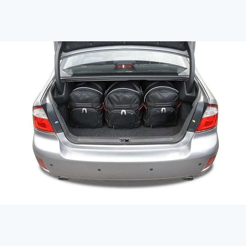 Комплект килимків KJUST в багажне відділення Subaru Legacy Limousine 2003-2009 5 шт чорний. 12