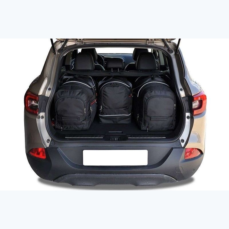 Комплект килимків в багажне відділення KJUST Renault Kadjar 2015-2022 4 шт чорний. 13