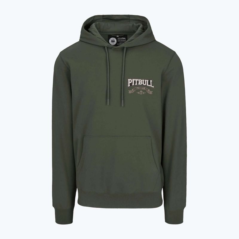 Кофта чоловіча Pitbull Troublemaker Hooded Sweatshirt old green 3