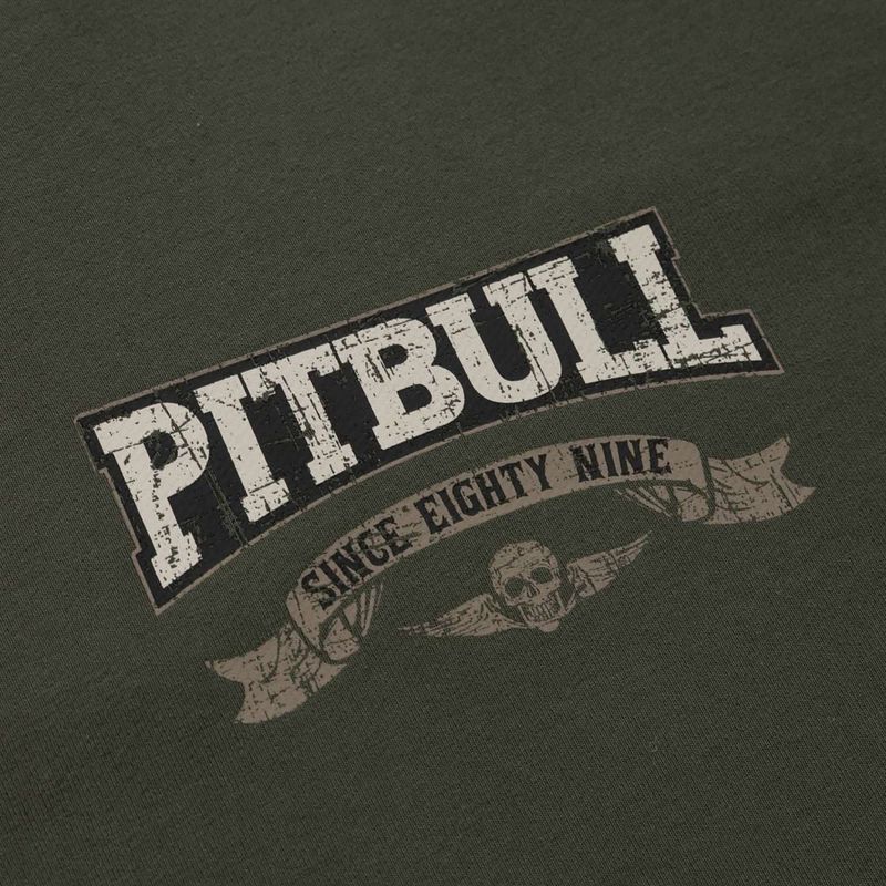 Кофта чоловіча Pitbull Troublemaker Hooded Sweatshirt old green 8