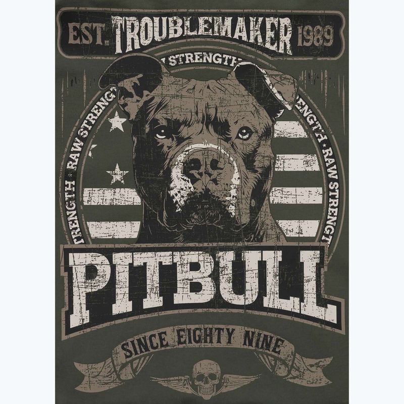 Кофта чоловіча Pitbull Troublemaker Hooded Sweatshirt old green 9