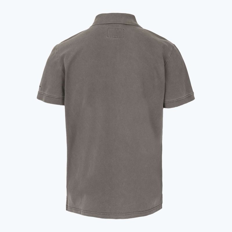 Футболка поло чоловіча Pitbull Washed Polo dark brown 2