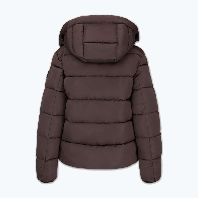 Куртка зимова жіноча Pitbull Amalia Padded Hooded dark chocolate 6