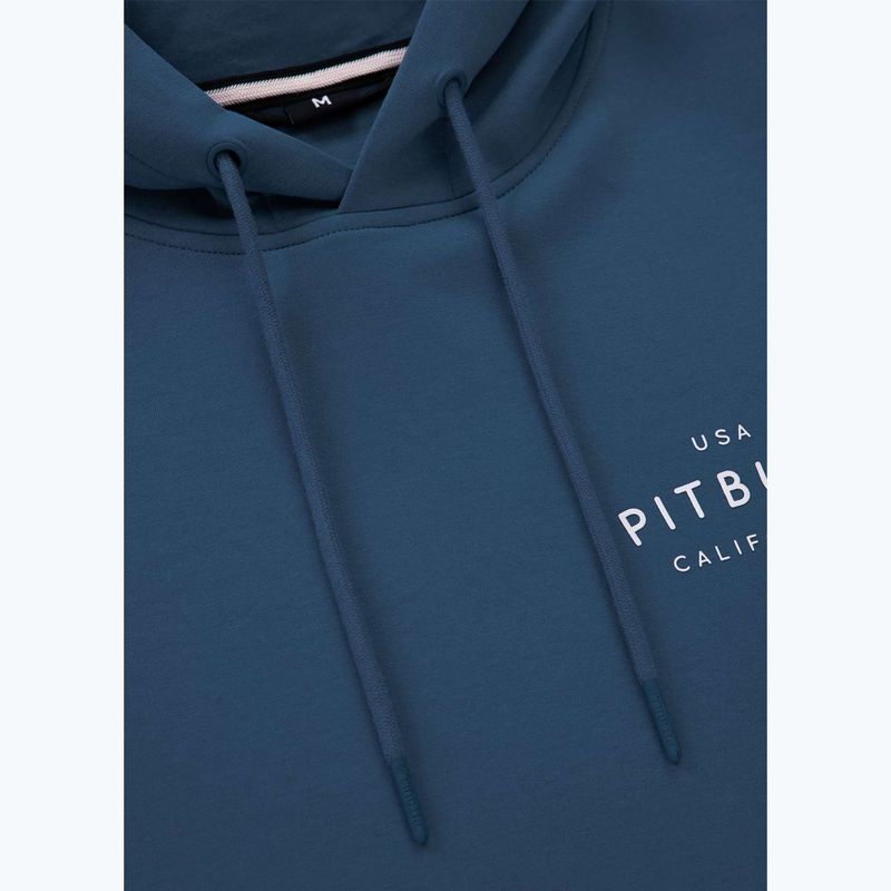 Кофта чоловіча Pitbull Sampson Hooded Sweatshirt petrol blue 7