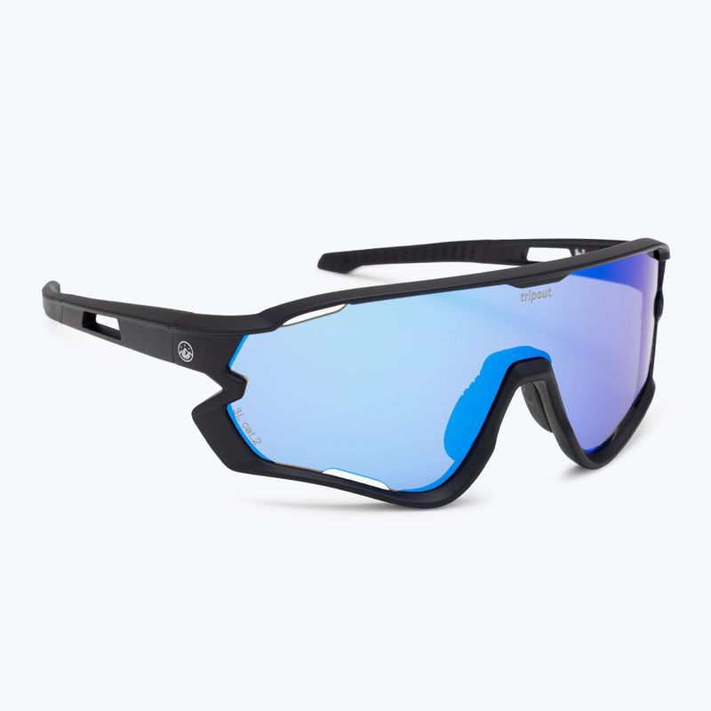 Окуляри сонцезахисні Tripout Force black/blue axiom