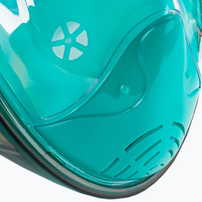 Повнолицева маска для снорклінгу AQUASTIC SMA-01SN блакитна 9